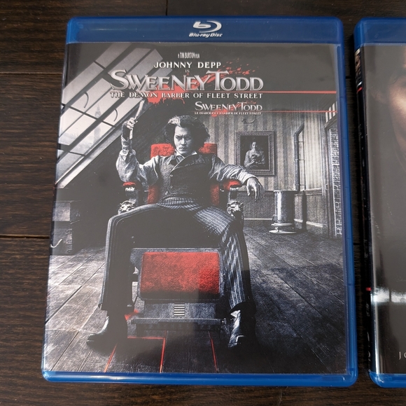 LIKE NEW Sweeney Todd + Sleepy Hollow Blu-ray movies (set of 2), Johnny Depp - Picture 3 of 11